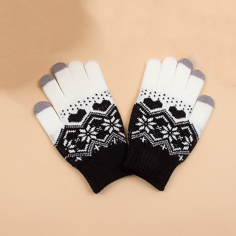 Magic Touch Glove - Wanita Rajutan Sarung Tangan Magic Menyentuh