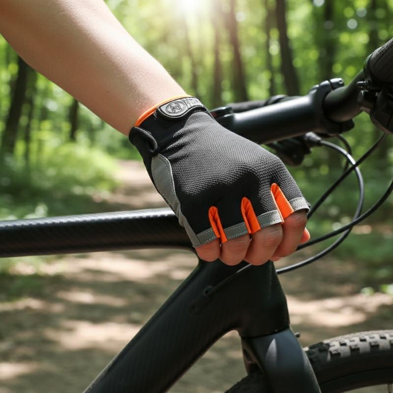 Cycling Glove Padded - Sarung Tangan Bersepeda Setengah Jari Pria
