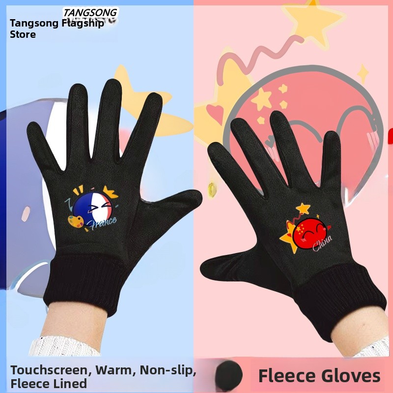 Cycling Glove Padded - Sarung Tangan Bersepeda Musim Dingin Layar