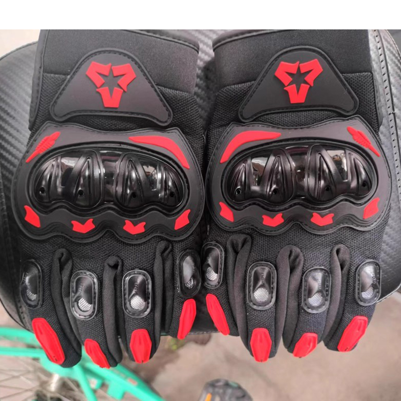 Motorcycle Glove Knuckle - Sarung Tangan Balap Motor Full-Finger dengan