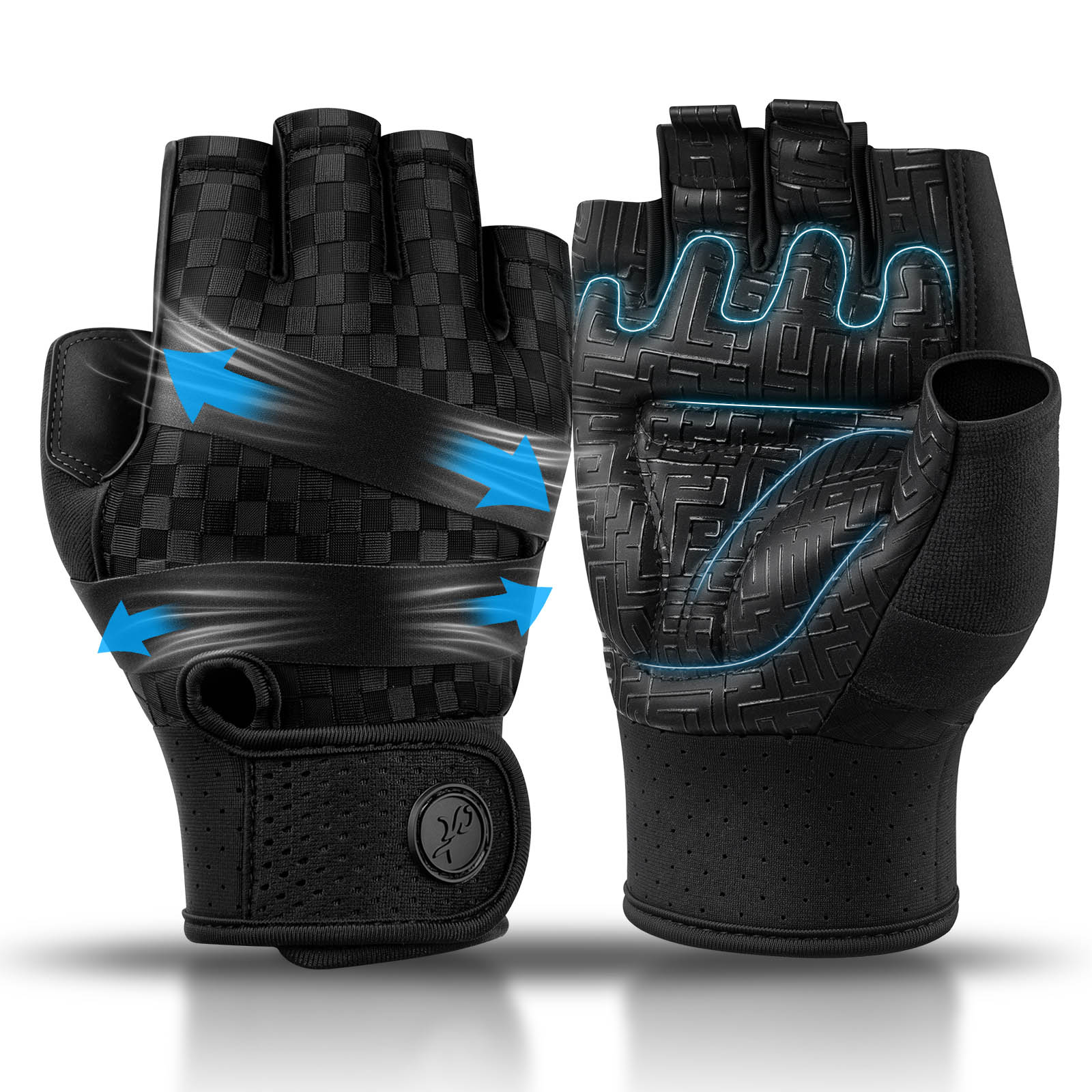 Workout Glove Gym - Sarung Tangan Gym untuk Pria, Sarung