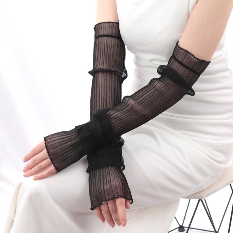 Fingerless Glove Knit - 1 Pasang Sarung Tangan Pelindung Matahari