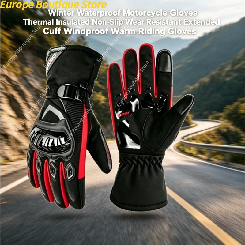 Winter Glove Insulated - Sarung Tangan Motor Musim Dingin Anti