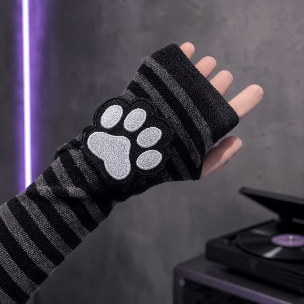 Sarung Tangan Tanpa Jari Motif - Fingerless Glove Knit ulasan dan harga