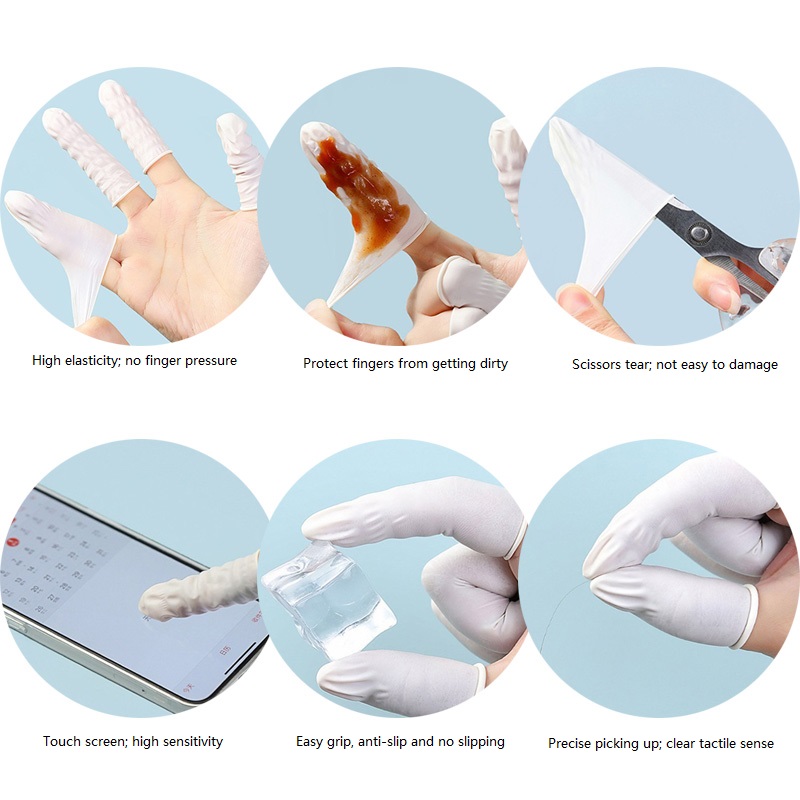 100/200 Buah Sarung Tangan Jar - Latex Disposable Glove ulasan dan harga