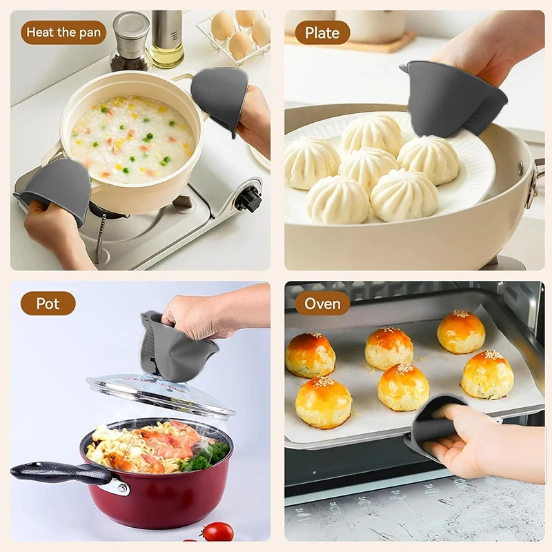 2 Buah Sarung Tangan Oven Mini - Oven Mitt Silicone ulasan dan harga
