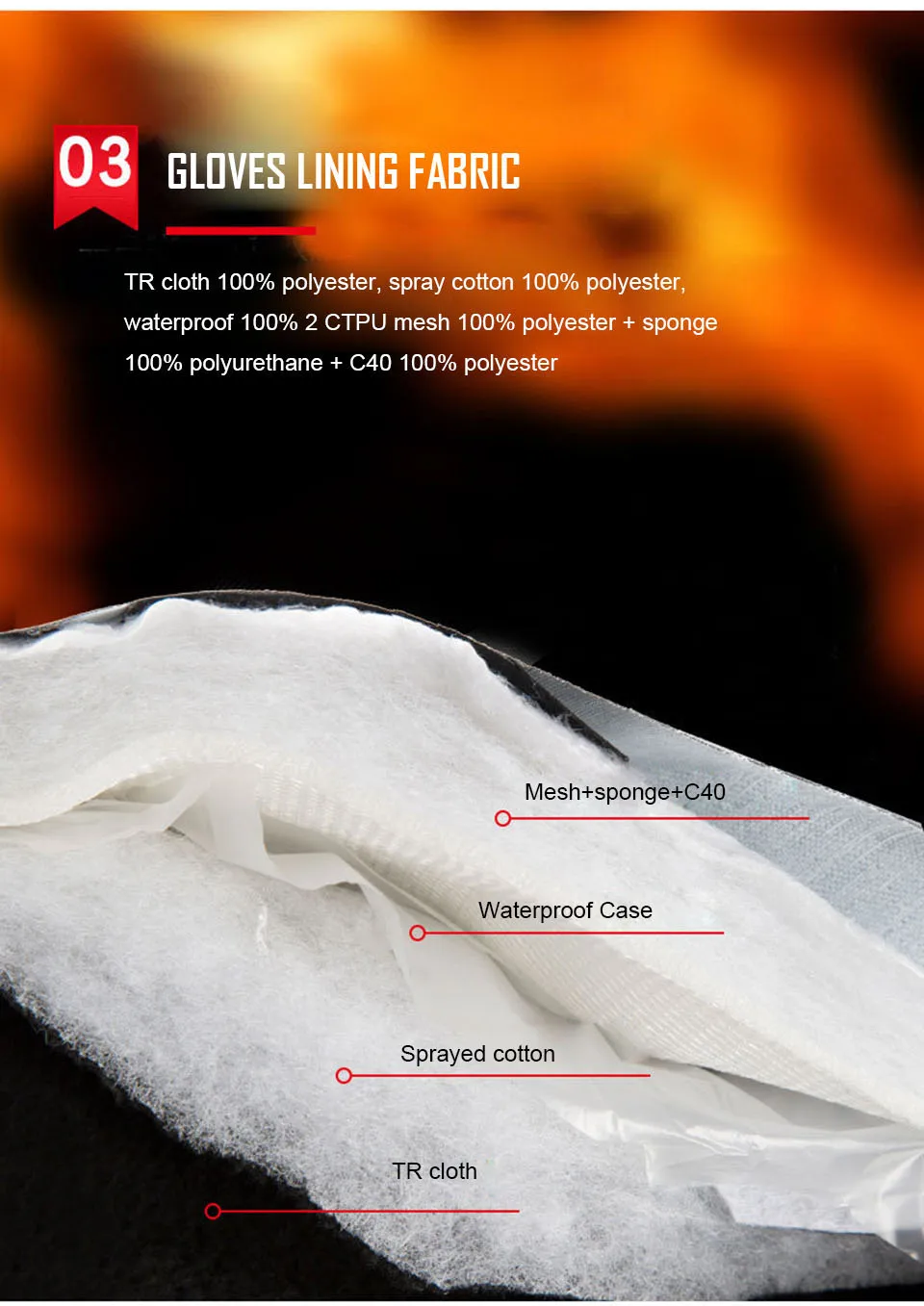 Sarung Tangan Musim Dingin 3M  - Winter Glove Insulated ulasan dan harga