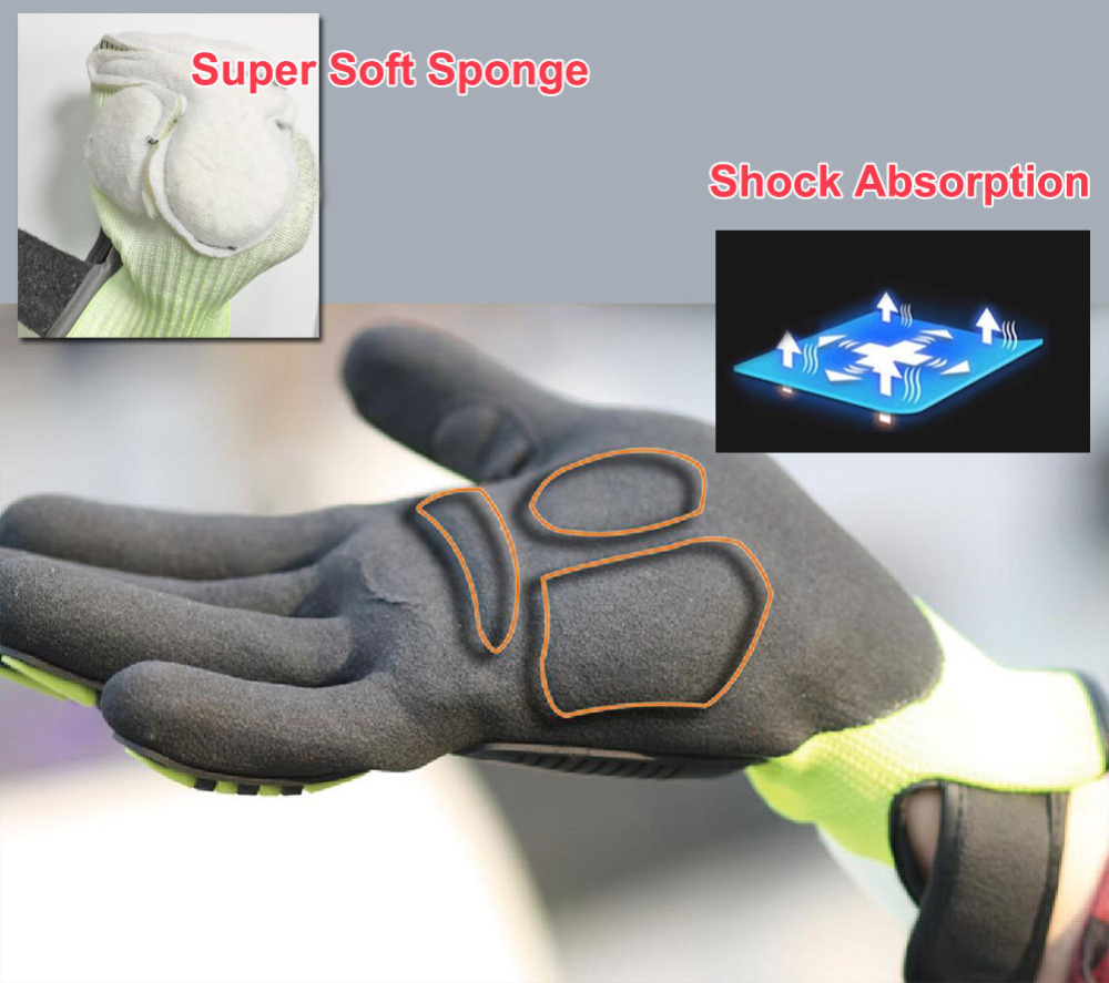 NMSafety Sarung Tangan Berkual - Work Glove Impact ulasan dan harga
