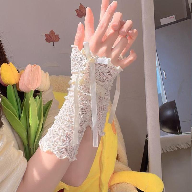 Sarung Tangan Tanpa Jari Wanit - Fingerless Glove Knit ulasan dan harga
