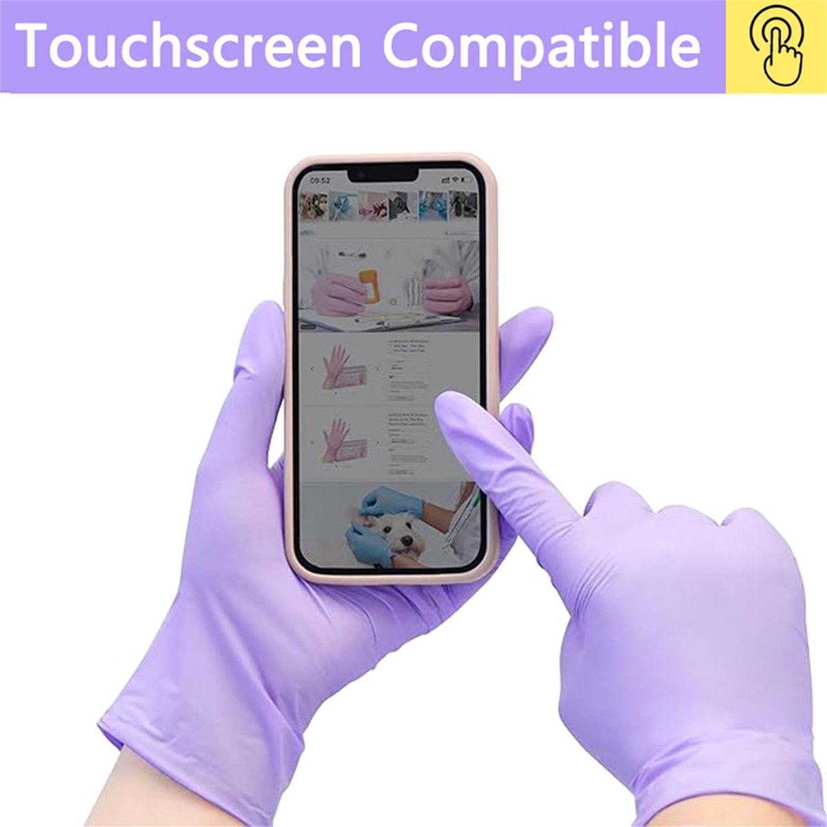 HITL 100 Buah Sarung Tangan Uj - Exam Glove Nitrile ulasan dan harga