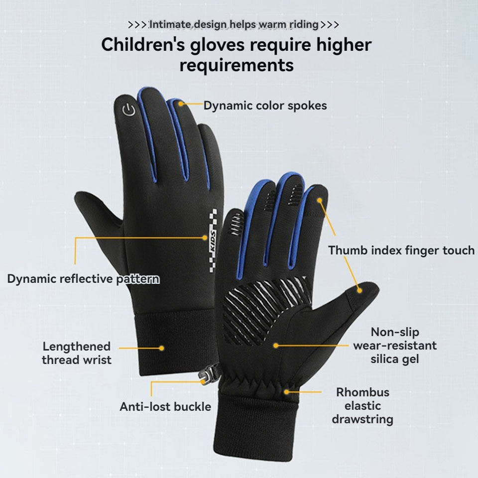 Sarung tangan berkendara anak- - Ski Glove Waterproof ulasan dan harga