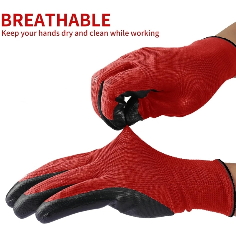 4/20 Buah Sarung Tangan Kerja  - Nitrile Mechanic Glove ulasan dan harga