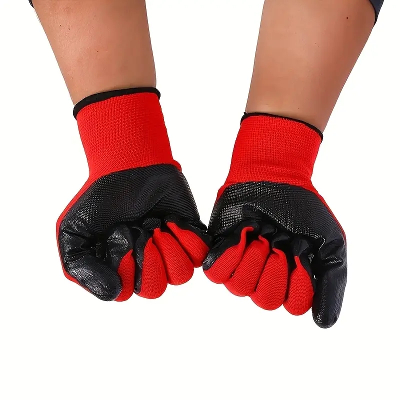 4/20 Buah Sarung Tangan Kerja  - Nitrile Mechanic Glove ulasan dan harga