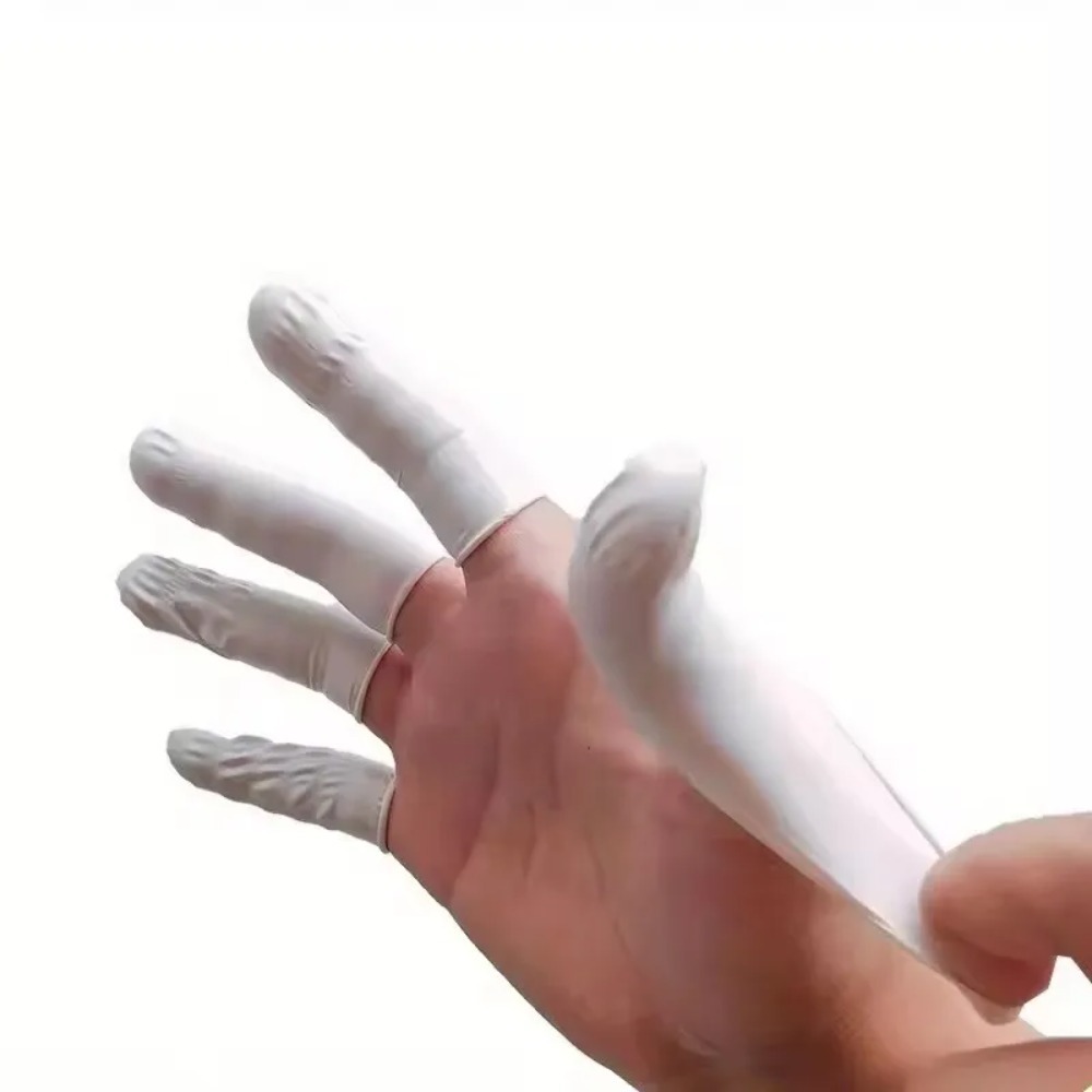20 Buah/100 Buah Sarung Jari K - Latex Disposable Glove ulasan dan harga