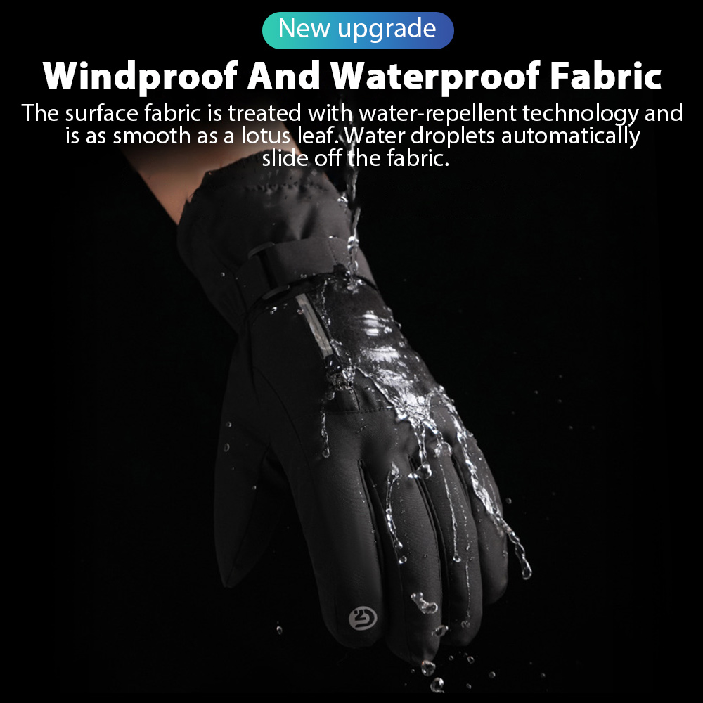 Sarung tangan pria anti air, s - Ski Glove Waterproof ulasan dan harga