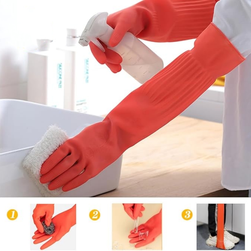Sarung Tangan Pembersih Karet  - Dish Glove Rubber ulasan dan harga