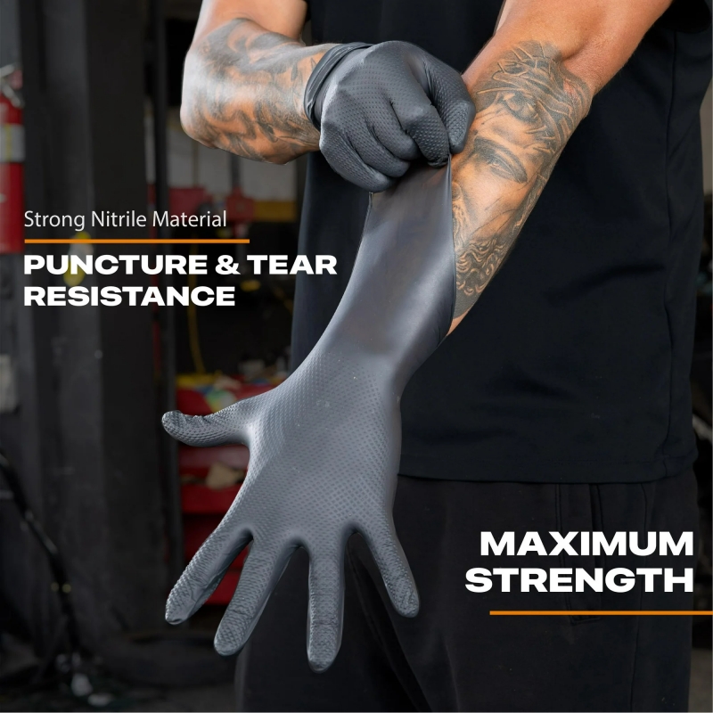 Sarung Tangan Sekali Pakai Nit - Nitrile Mechanic Glove ulasan dan harga