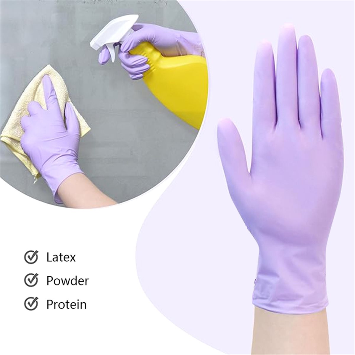 Sarung Tangan Nitril Sekali Pa - Exam Glove Nitrile ulasan dan harga