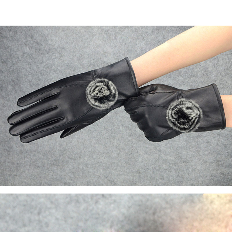 Wanita Kulit Asli Sarung Tanga - Wool Glove Lined ulasan dan harga