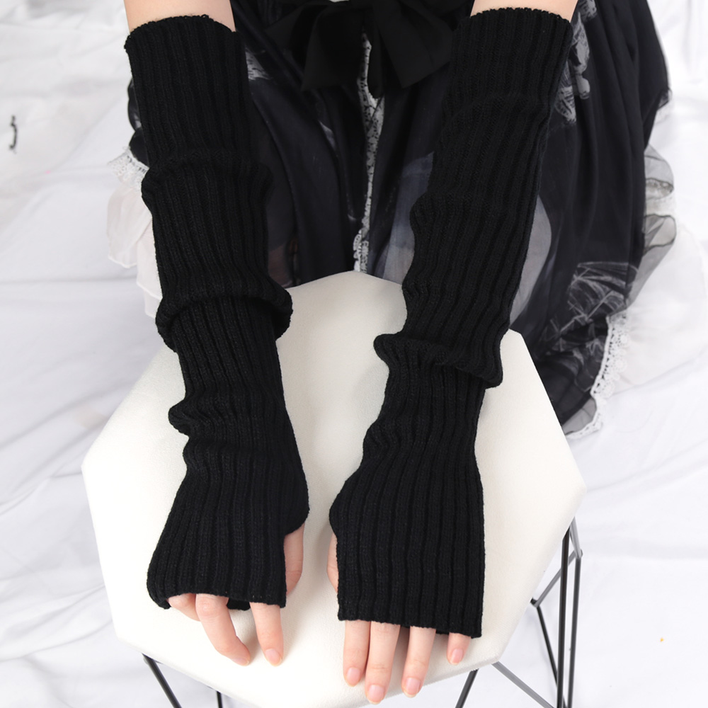 Sarung Tangan Rajut Wanita 52c - Fingerless Glove Knit ulasan dan harga