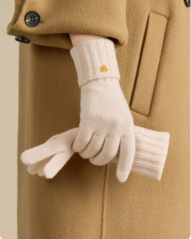 Set Topi Kupluk Musim Dingin 1 - Wool Glove Lined ulasan dan harga