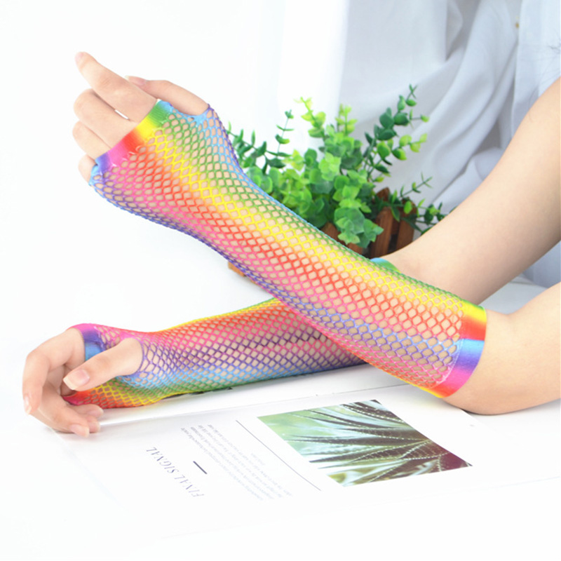 1 Pasang Sarung Tangan Jaring  - Fingerless Glove Knit ulasan dan harga