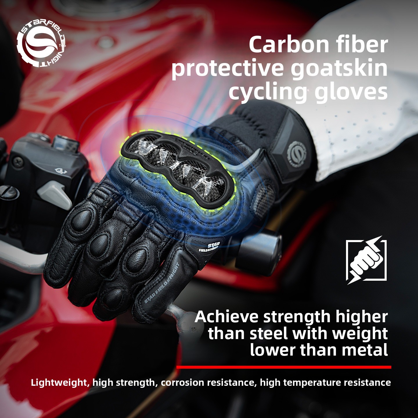 STAR KNIGHT Sarung Tangan Berk - Motorcycle Glove Knuckle ulasan dan harga