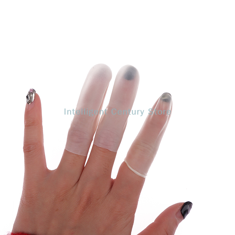 100 Pcs Sarung Jari Karet Anti - Latex Disposable Glove ulasan dan harga