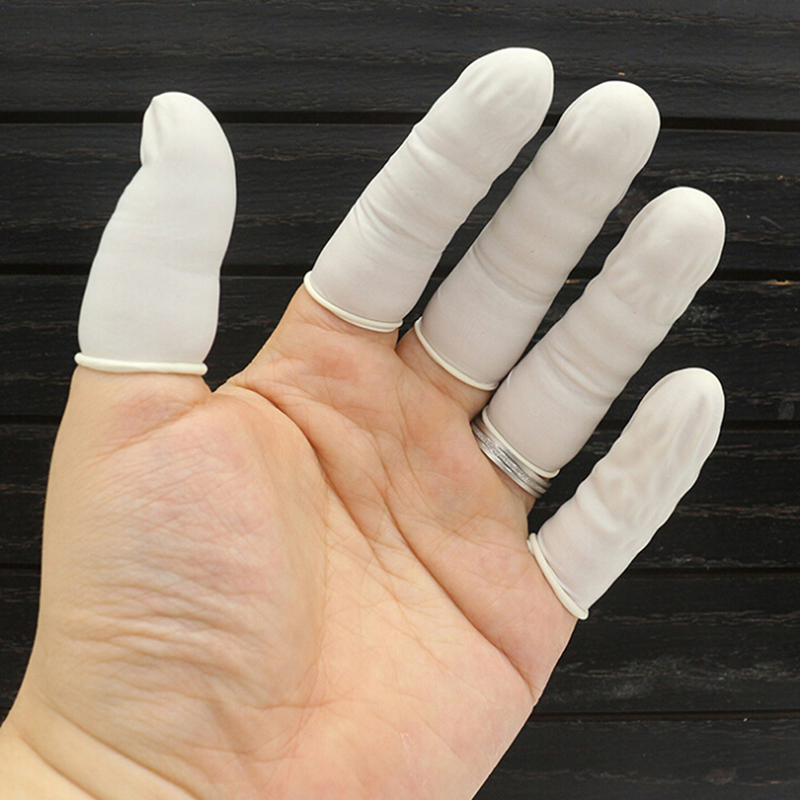 20/100 Buah Set Sarung Jari Ka - Latex Disposable Glove ulasan dan harga