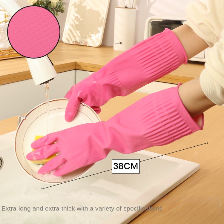 Sarung tangan cuci piring kare - Dish Glove Rubber ulasan dan harga