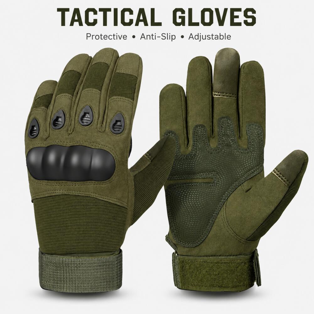 Sarung Tangan Taktis Full Fing - Motorcycle Glove Knuckle ulasan dan harga