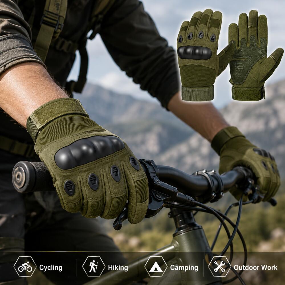 Sarung Tangan Taktis Full Fing - Motorcycle Glove Knuckle ulasan dan harga