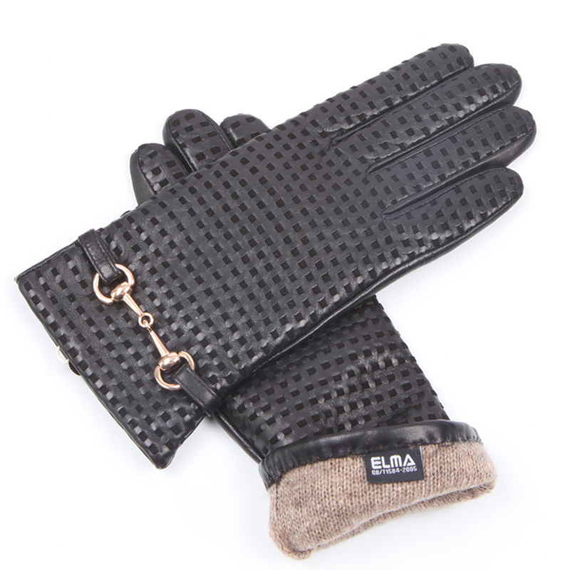 Sarung Tangan Kulit Asli Musim - Wool Glove Lined ulasan dan harga