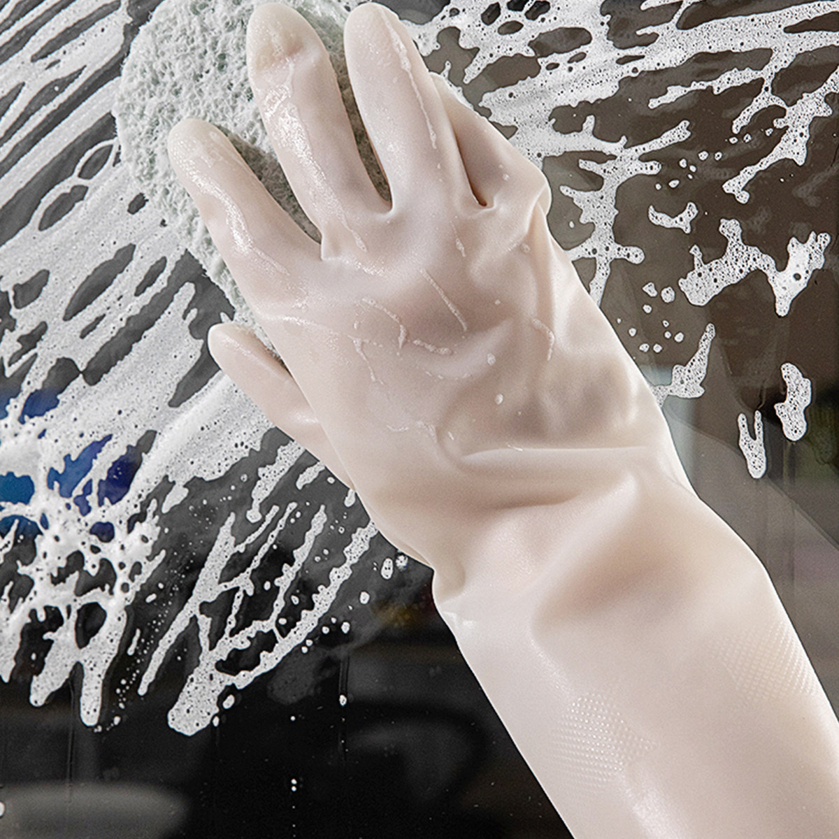 1 Pasang Sarung Tangan Cuci Pi - Dish Glove Rubber ulasan dan harga